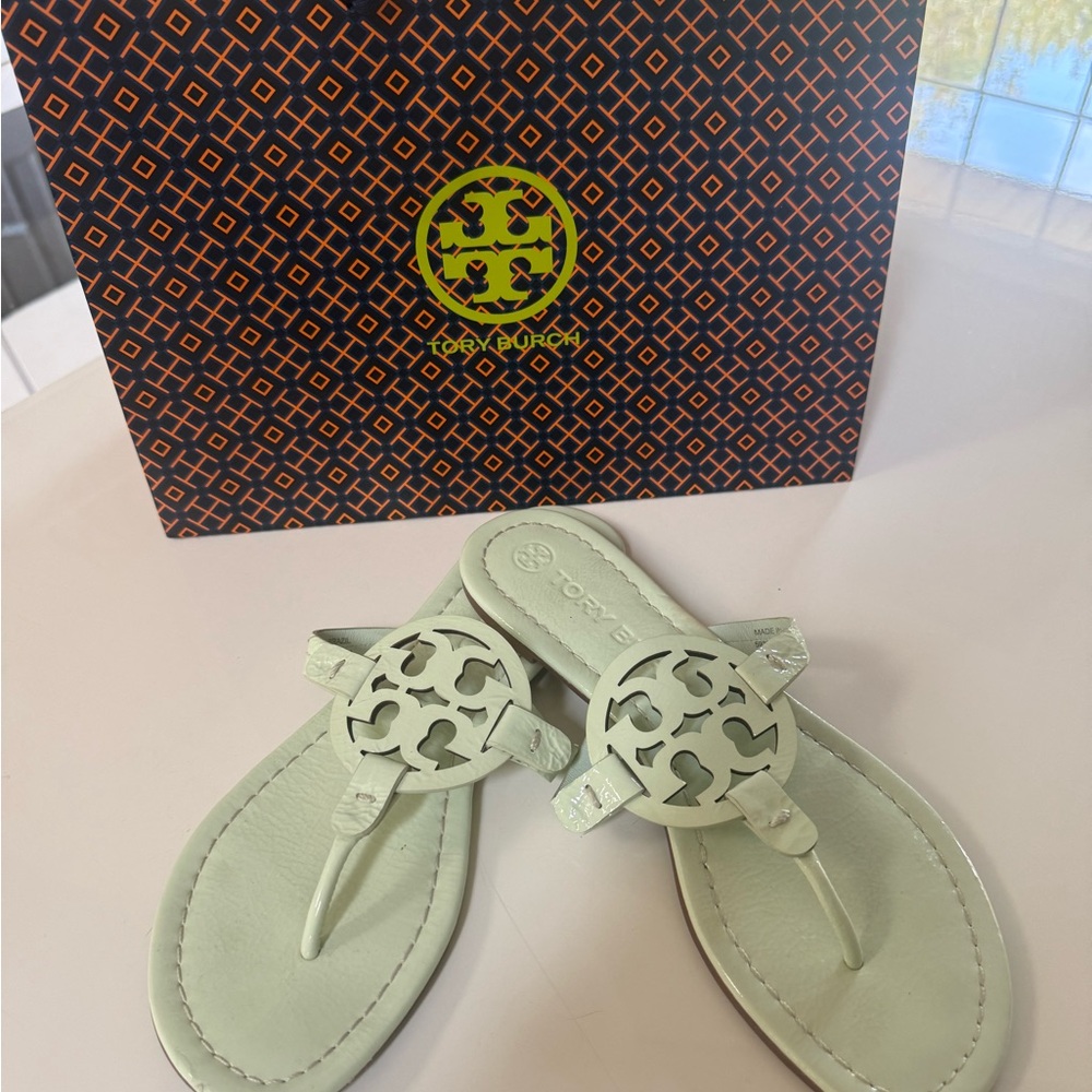 Tory Burch Miller Sandals- Meadow Mist